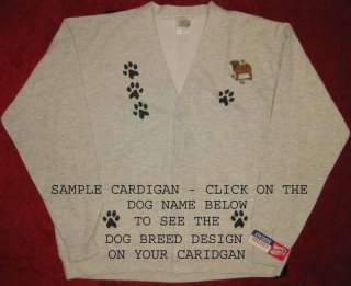 Maltese Dog Cardigan Sweater Jacket 2X (Sweatshirt)  
