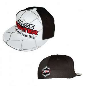  Cage Fighter Big Cage Hat   White