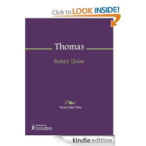 Bonny Eloise Sheet Music: J. R. Thomas:  Kindle Store