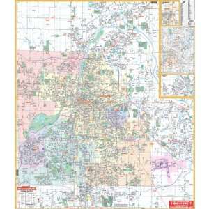  Universal Map 076255195X Grand Rapids MI Wall Map 3rd 