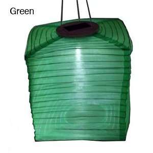  Silk Effects Solar Lantern Square shape Green LT001H G 