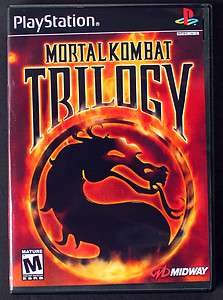 Mortal Kombat Trilogy PS1 Custom Case *NO GAME*  