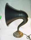 old 1920 s tower meistersinger brand gooseneck horn speaker fancy cast 
