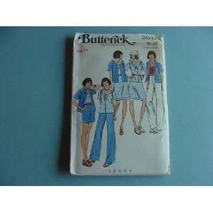 Vintage 1970s Butterick  Shirt, Skirt, Shorts, Pants Pattern 3641 