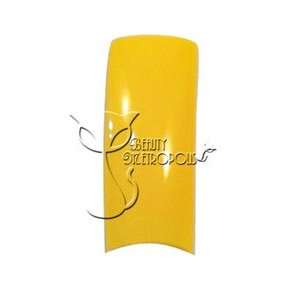  Yellow Airbrushed French Nail Tips (100 pcs.) Beauty