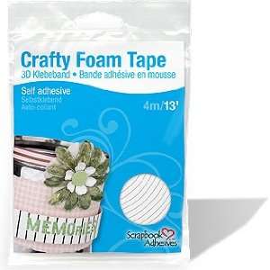  Foam Tape 3/8x13 Roll: White: Home & Kitchen