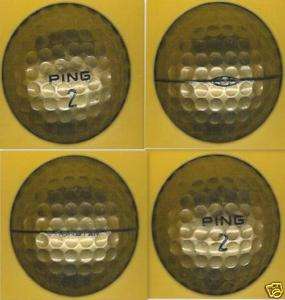 RARE Golf Ball PING EYE #2 Solid GOLD  