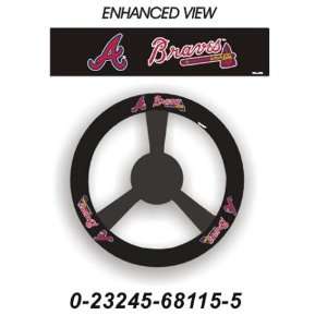  MLB Atlanta Braves Steering Wheel Cover *SALE*: Sports 