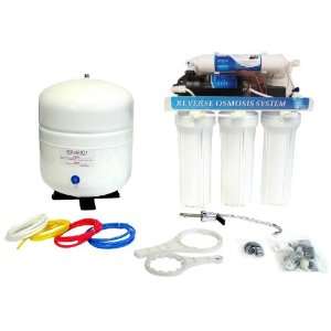 AquaRichUSA Residential Five Stage Reverse Osmosis Filtration System 