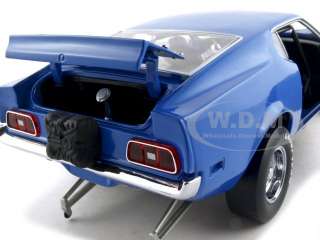 1971 FORD MUSTANG 427 SONC BLUE PRO STOCK 1:18 DIECAST  