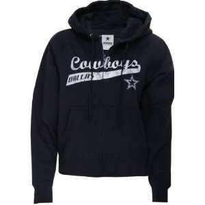   : Dallas Cowboys Womens Script Hooded Sweatshirt: Sports & Outdoors