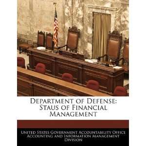  Department of Defense Staus of Financial Management 