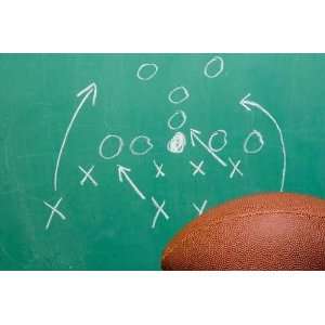  Football Play   Peel and Stick Wall Decal by Wallmonkeys 