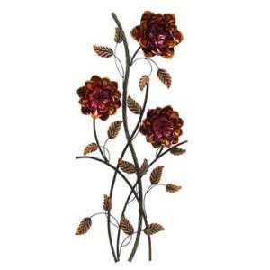  Mexican floral wall decor, Metal
