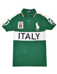 Polo Ralph Lauren Men Custom Fit Big Pony T Shirt   ITALY