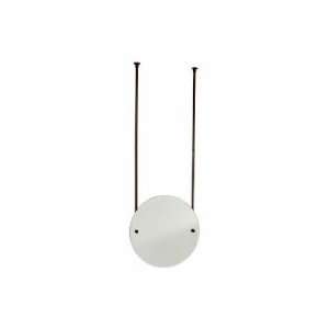  Allied Brass ROUND FRAMELESS CEILING HUNG MIRROR CH 90 ORB 