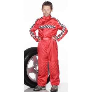    Race Car Driver Child Costume   Large (9 12 Years): Toys & Games