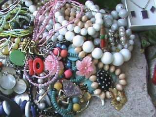For your consideration is a vintage costume jewelry lot. Nearly all 