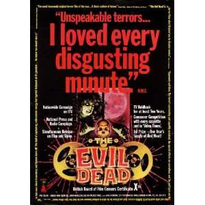  The Evil Dead Poster Movie UK B (27 x 40 Inches   69cm x 