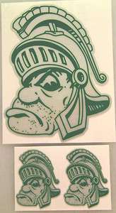 Michigan State MSU Gruff Sparty Decal   Sticker  