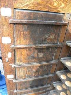   Oak Edison Columbia Phonograph Cylinder Music Storage Cabinet  