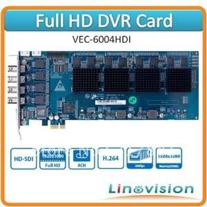  whole the first h.264 full hd 1080p dvr card vec 6004hdi 