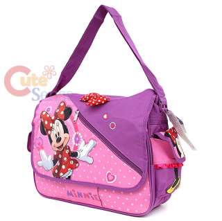Disney Minnie Mouse School Messenger Bag /Diaper Bag /Shoulder Bag 