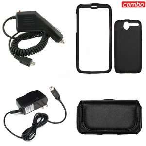 G7 Combo Rubber Feel Black Protective Case Faceplate Cover + Rapid Car 