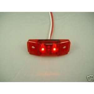  Red LED 2.5 Truck Trailer Clearance Side Marker Light / Red 