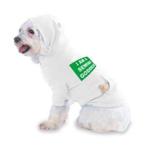   GODDESS Hooded (Hoody) T Shirt with pocket for your Dog or Cat XS