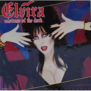 Elvira 1992 Calendar Old Store Stock Re Shrinked Wrapped After Being 