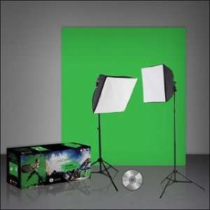   Basics Green Screen Studio Video Lighting Kit 402