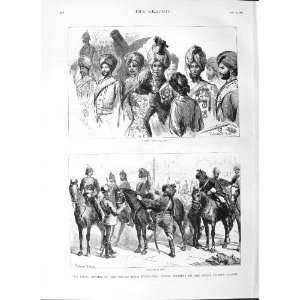    1882 SOLDIERS WAR EGYPT INDIAN HORSE GUARDS PARADE