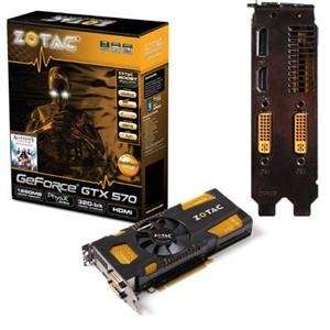  Zotac, Geforce GTX570 1280MB DDR5 (Catalog Category Video 