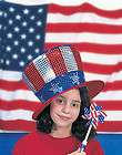 patriotic jumbo sequin hat party supplies 