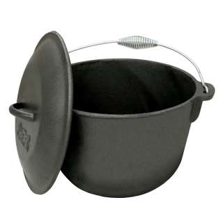 Bayou Classic Cast Iron 6 qt Covered Soup Pot  Overstock