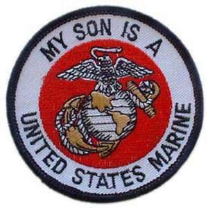  U.S.M.C. My Son Is A Marine Patch White & Red 3 Patio 