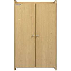 Ameri 4 shelf Maple Dresser with Doors  