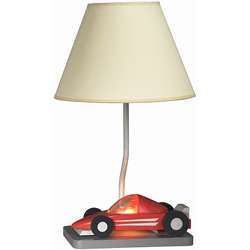 Formula One Race Car Table Lamp with Night Light  Overstock