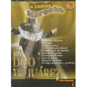  A Cantar Karaoke   El Divo De Juarez DVD 