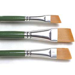 One stroke Angled Paint Brush Set  