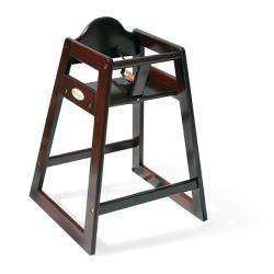 Classic Hardwood High Chair in Antique Cherry  