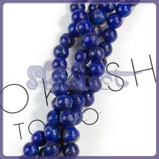 Necklace Make Indigo Lapis Lazuli Loose Bead 15.5 4mm  