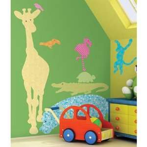 Colorful Animal Silhouettes Megapack Wall Decals in Roommates  