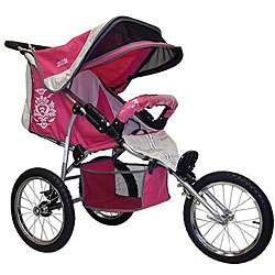  Evo Special Edition Single Jogging Stroller in Pink  Overstock