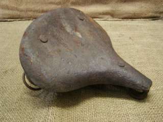   Bike Seat > Antique Bicycle Toy Cyclist Farm Implement 6574  