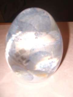 Renato Anatra Collectible Murano Paperweight Egg Shaped  