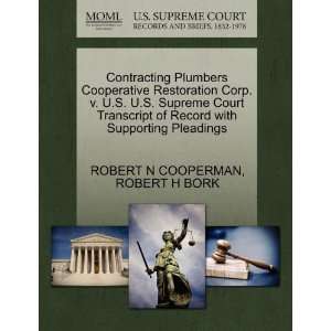  Restoration Corp. v. U.S. U.S. Supreme Court Transcript of Record 