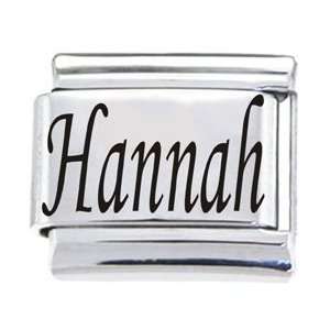    Body Candy Italian Charms Laser Nameplate   Hannah Jewelry
