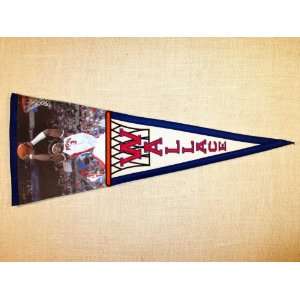  Irving Wallace #3 Detroit Pistons NBA Player Pennant 